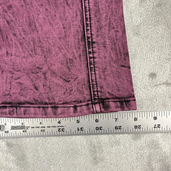 BDG Urban Outfitters Jeans Women’s Size 25 Purple Acid Wash Straight - Picture 5 of 8